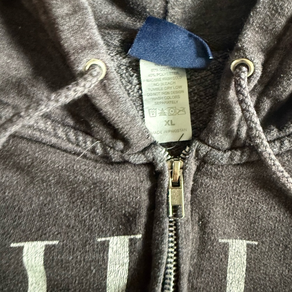 Vintage 90s Billabong Hoodie Mens XL Black Surf Skate Grunge Big Logo Pullover - Picture 4 of 11